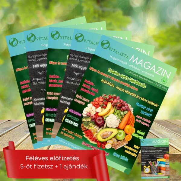 VITALISTA MAGAZIN - féléves előfizetés